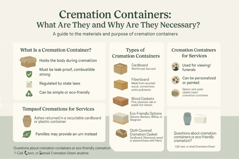 All About Cremation Containers What, When, Why