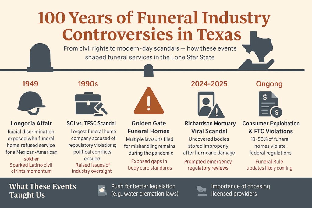 Biggest Texas Funeral Industry Controversies in History