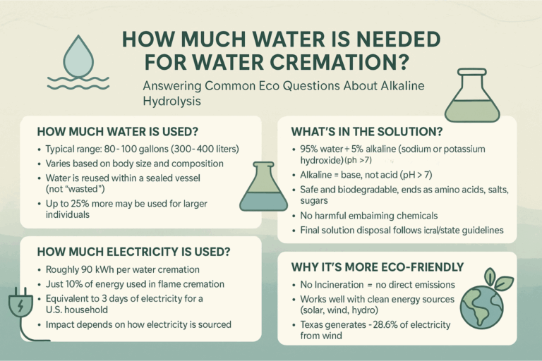 How Much Water Does Water Cremation Need