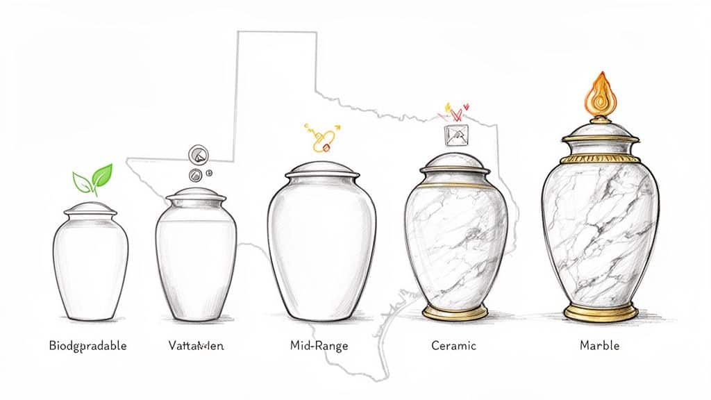 The Real Cost of an Urn A Clear Guide for Texas Families