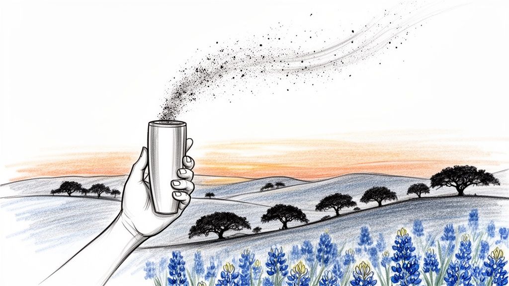 A Texas Guide to Scattering Ashes with Dignity