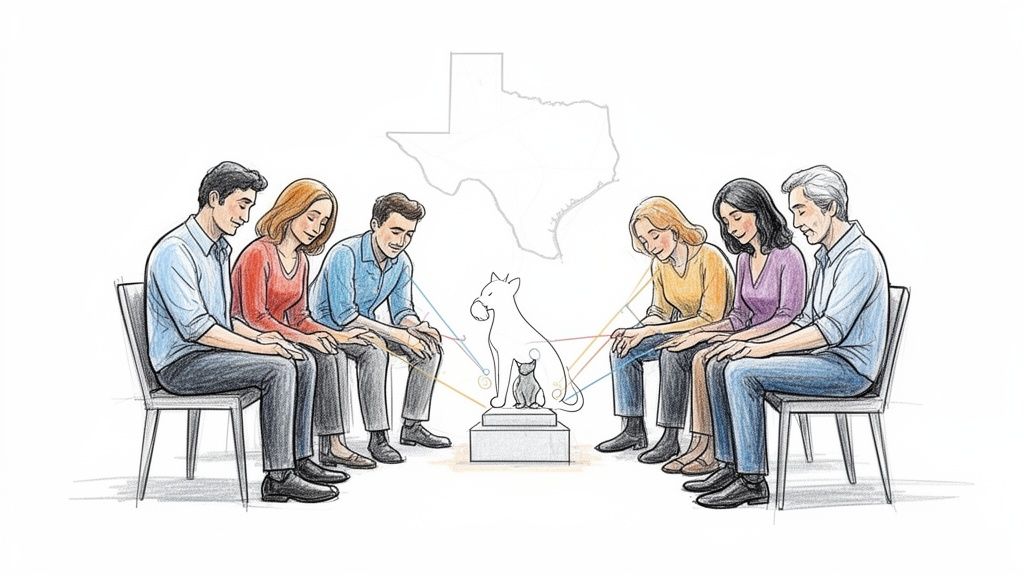 Finding Comfort and Community 12 Pet Grieving Groups for Texas Families
